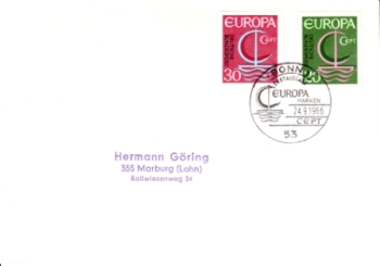 D FDC 0519 / 0520 ● - 1966 09 001